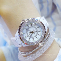 BS Bee Sister FA0280 Luxury Crystal Women White Ceramic Ladies Watch Quartz Fashion Watches Wristwatches